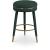 Coral Boucle Fabric Swivel Counter Stool