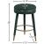 Coral Boucle Fabric Swivel Counter Stool