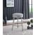 Coral Boucle Fabric Swivel Counter Stool