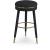 Coral Boucle Fabric Swivel Bar Stool
