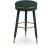 Coral Boucle Fabric Swivel Bar Stool