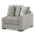 Aslan Court Fabric Left 3-Piece Sofa Sectional w/Chaise