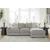 Aslan Court Fabric Right 3-Piece Sofa Sectional w/Chaise