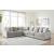 Aslan Court Fabric 6-Piece Sectional