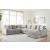 Aslan Court Fabric Right 6-Piece Sectional w/Chaise