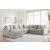 Aslan Court Fabric Left 6-Piece Sectional w/Chaise
