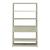 East End MDF & Wood Veneer Accent Bookcase w/6 Shelf & Drawer