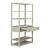 East End MDF & Wood Veneer Accent Bookcase w/6 Shelf & Drawer