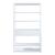 East End MDF & Wood Veneer Accent Bookcase w/6 Shelf & Drawer