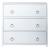 East End MDF & Wood Veneer Accent Cabinet w/3 Drawers