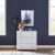 East End MDF & Wood Veneer Accent Cabinet w/3 Drawers