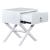 East End Rectangular MDF & Wood Veneer Accent Table w/Drawer