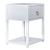 East End Rectangular MDF & Wood Veneer Accent Table w/Shelf & Drawer