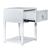 East End Rectangular MDF & Wood Veneer Accent Table w/Shelf & Drawer