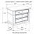 Cambridge Wood Nightstand w/3 Drawers
