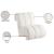 Swoon Faux Sheepskin Accent Chair with White Oak Veneer Base