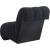 Swoon Faux Sheepskin Accent Chair with Black Oak Veneer Base