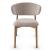Oleandro Aspen Fabric/Wood Dining Chair