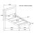 Felicity Panel Bed w/LED Lighting, Twin Size