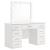 Felicity Vanity Desk w/9 Drawers & Lighted Mirror 