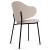 Holly Venice Fabric/Metal Dining Chair