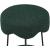 Fleur Boucle Fabric Counter Stool with Matte Black Metal Legs