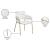 Yara Faux Leather Dining Chair with Brushed Brass Metal Frame