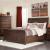 Elk Grove Wood Storage Bed, California King Size