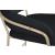 Yara Velvet Counter Stool with Brushed Brass Metal Frame