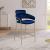 Yara Velvet Counter Stool with Brushed Brass Metal Frame