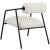 Carly Boucle Fabric Accent Chair