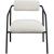 Carly Boucle Fabric Accent Chair