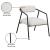 Carly Boucle Fabric Accent Chair
