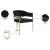 Madelyn Velvet Dining Chair with Brushed Brass Frame