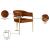 Madelyn Velvet Dining Chair with Brushed Brass Frame