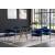 Madelyn Velvet Dining Chair with Brushed Brass Frame