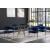 Madelyn Velvet Dining Chair with Brushed Brass Frame