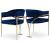 Madelyn Velvet Dining Chair with Brushed Brass Frame