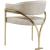 Madelyn Velvet Dining Chair with Brushed Brass Frame