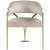 Madelyn Velvet Dining Chair with Brushed Brass Frame