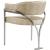 Madelyn Velvet Dining Chair with Brushed Chrome Metal Frame
