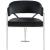 Madelyn Velvet Dining Chair with Brushed Chrome Metal Frame