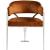 Madelyn Velvet Dining Chair with Brushed Chrome Metal Frame