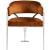 Madelyn Velvet Dining Chair with Brushed Chrome Metal Frame