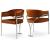 Madelyn Velvet Dining Chair with Brushed Chrome Metal Frame