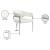 Madelyn Velvet Dining Chair with Brushed Chrome Metal Frame