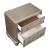 Bling Game Wood Nightstand w/2 Drawers & Dual USB