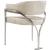 Madelyn Velvet Dining Chair with Brushed Chrome Metal Frame