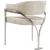 Madelyn Velvet Dining Chair with Brushed Chrome Metal Frame