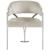 Madelyn Velvet Dining Chair with Brushed Chrome Metal Frame